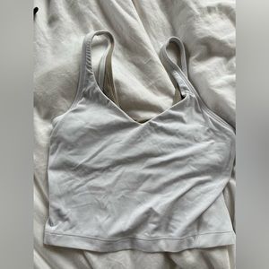 White lululemon align tank